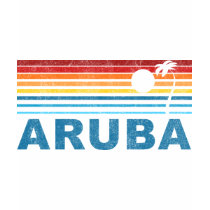 Palm Tree Aruba T Shirts
