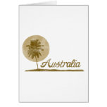 Palm Tree Australia Card