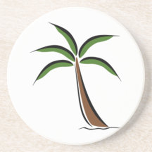 Palm Tree Beverage Coaster