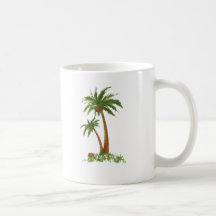 PALM TREE COFFEE MUG
