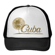 Palm Tree Cuba Trucker Hat