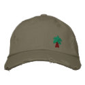 Palm Tree Distressed Cap embroidered hats