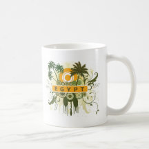 Palm Tree Egypt Coffee Mugs