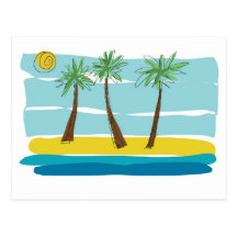 Palm Tree Postcard