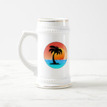 Palm Tree Sunset Mugs