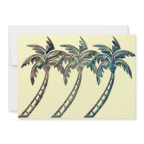 Palm Trees in Paua Shell Textures