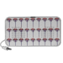 Palm Trees Pattern iPod Speakers