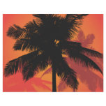 Palm Trees Sunset Silhouettes Full Color Flyer