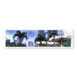 Palms & Skyscrapers Bumper Sticker