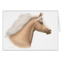 Palomino Arabian Horse Card