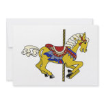 Palomino Carousel Horse invitations