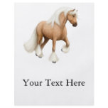 Palomino Gypsy Cob Horse Flyer