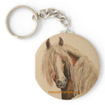 Palomino Horse Keychain