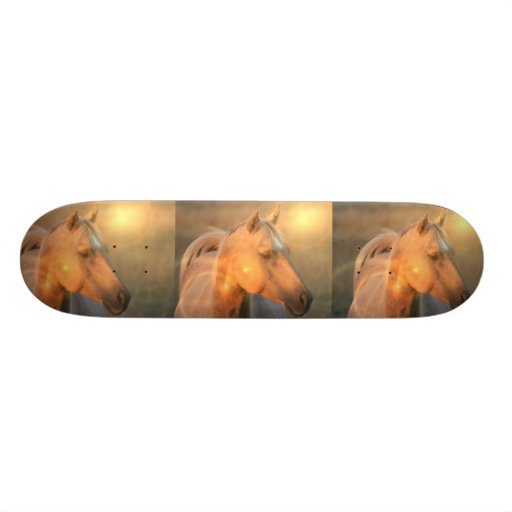 Palomino Horse Skateboard