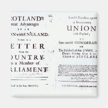 Pamphlets showing both sides magnet