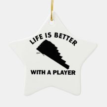 Pan Flute Vector designs Christmas Ornament