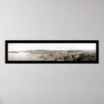 Panama Canal Entrance Photo 1913 posters