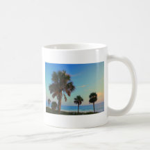 Panama City Beach, Florida palm trees Mug