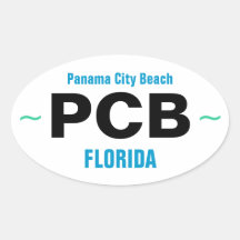 PANAMA CITY BEACH stickers (4)