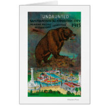 Panama Pacific International Expo Advertisement Greeting Cards