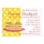 Pancake Breakfast Personalized Announcement
