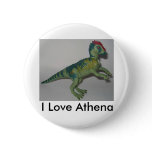 pancake, I Love Athena Button