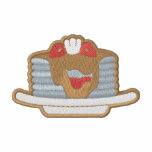 Pancakes embroidered shirts