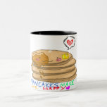 pancakes make me happy mug