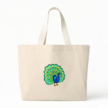 Pancho Peacock Canvas Bag