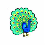 Pancho Peacock photo sculptures