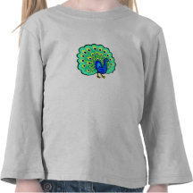 Pancho Peacock Tshirts