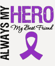 Pancreatic Cancer Always My Hero My Best Friend Tees