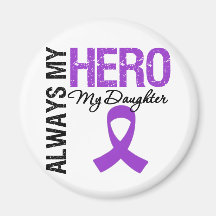 Pancreatic Cancer Always My Hero My Daughter Magnet
