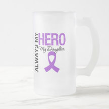 Pancreatic Cancer Always My Hero My Daughter Coffee Mug