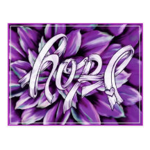 Pancreatic cancer Awareness Postcard