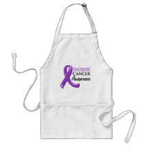 Pancreatic Cancer Awareness Ribbon Apron