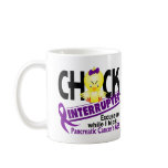 Pancreatic Cancer Chick Interrupted 2 mugs