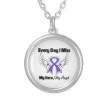 Pancreatic Cancer Every Day I Miss My Hero Custom Necklace