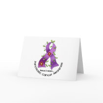 Pancreatic Cancer FLOWER RIBBON 1