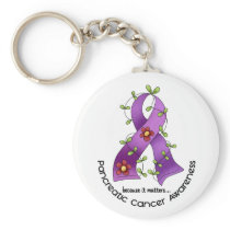 Pancreatic Cancer FLOWER RIBBON 1