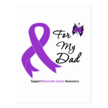Pancreatic Cancer For My Dad Postcards