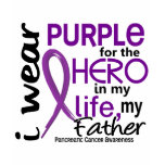 Pancreatic Cancer For My Hero My Father 2 t-shirts