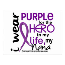 Pancreatic Cancer For My Hero My Nana 2 Postcards