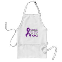 Pancreatic Cancer I Proudly Wear Purple Aprons