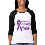 Pancreatic Cancer I Proudly Wear Purple t-shirts