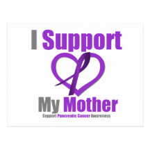 Pancreatic Cancer I Support My Mother Post Card