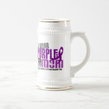 Pancreatic Cancer I Wear Purple For My Mum 6.2 Coffee Mug