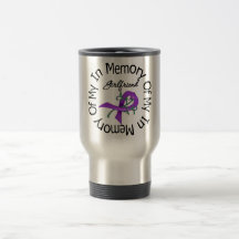 Pancreatic Cancer In Memory of My Girlfriend Coffee Mugs