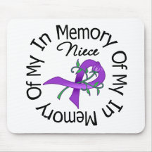 Pancreatic Cancer In Memory of My Niece Mouse Mat