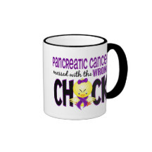Pancreatic Cancer Messed With The Wrong Chick Coffee Mugs